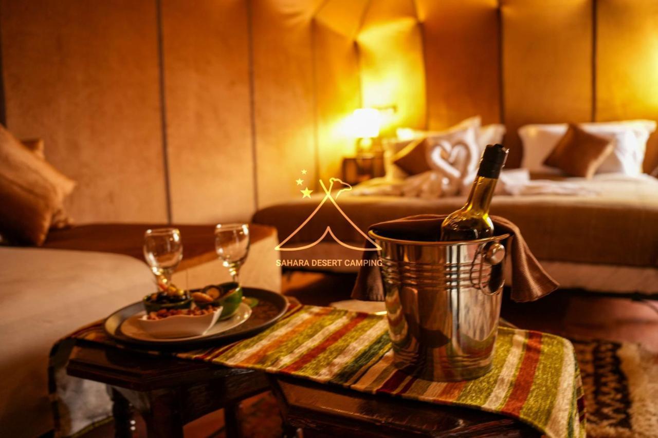 Sahara Desert Camping - Luxury Desert Camp Merzouga แอรฟูด ภายนอก รูปภาพ