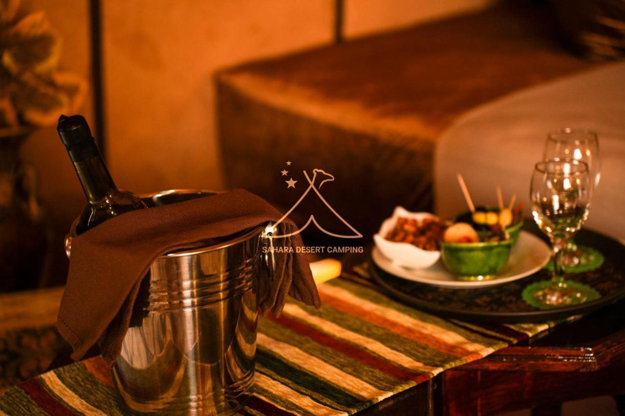 Sahara Desert Camping - Luxury Desert Camp Merzouga แอรฟูด ภายนอก รูปภาพ