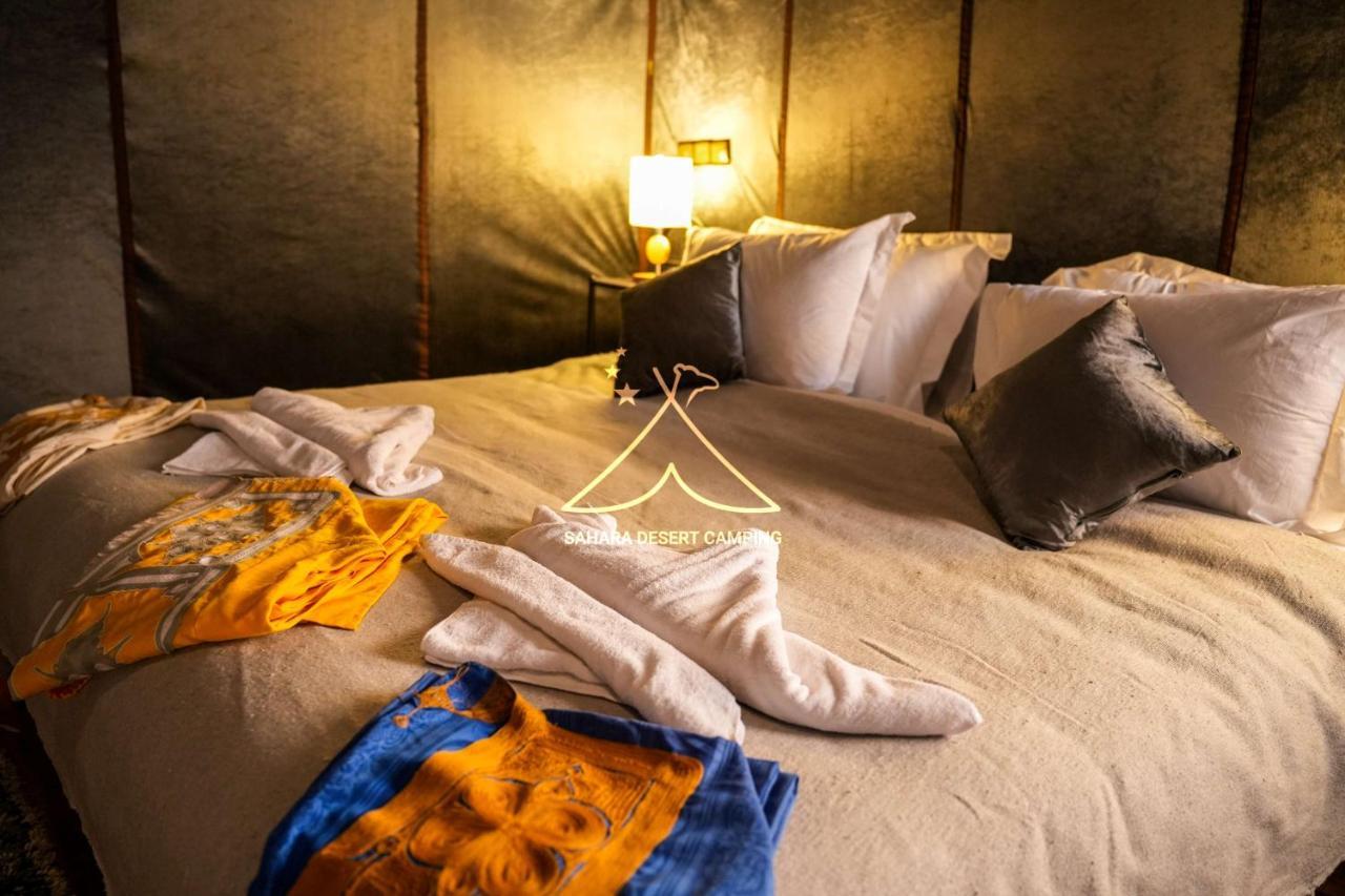Sahara Desert Camping - Luxury Desert Camp Merzouga แอรฟูด ภายนอก รูปภาพ