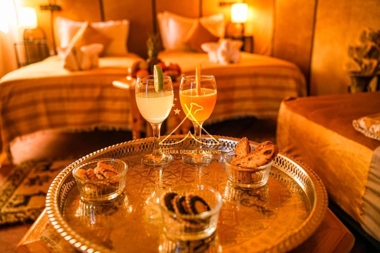 Sahara Desert Camping - Luxury Desert Camp Merzouga แอรฟูด ภายนอก รูปภาพ