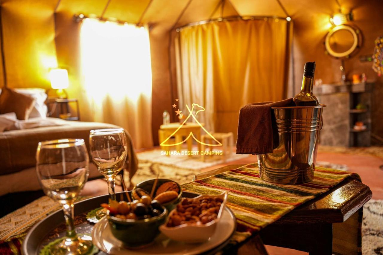 Sahara Desert Camping - Luxury Desert Camp Merzouga แอรฟูด ภายนอก รูปภาพ