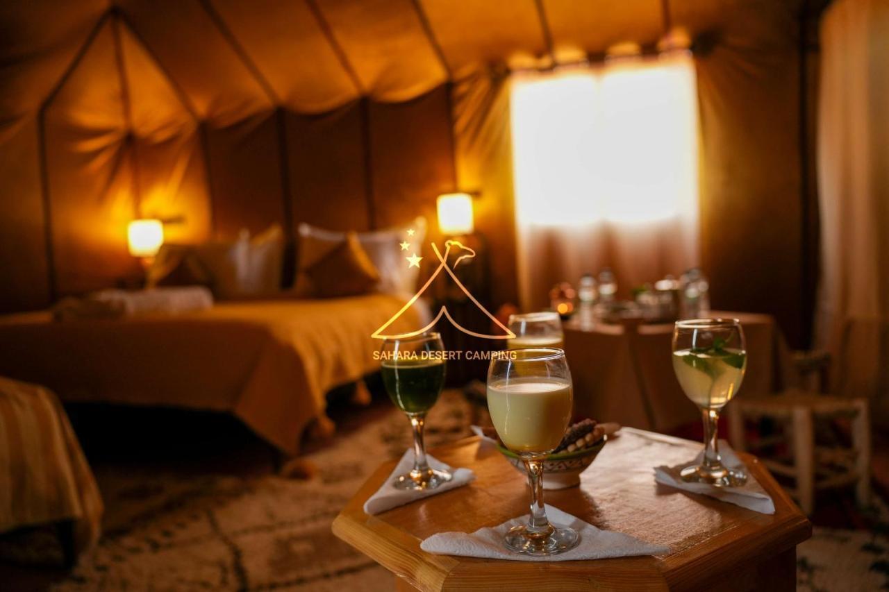 Sahara Desert Camping - Luxury Desert Camp Merzouga แอรฟูด ภายนอก รูปภาพ