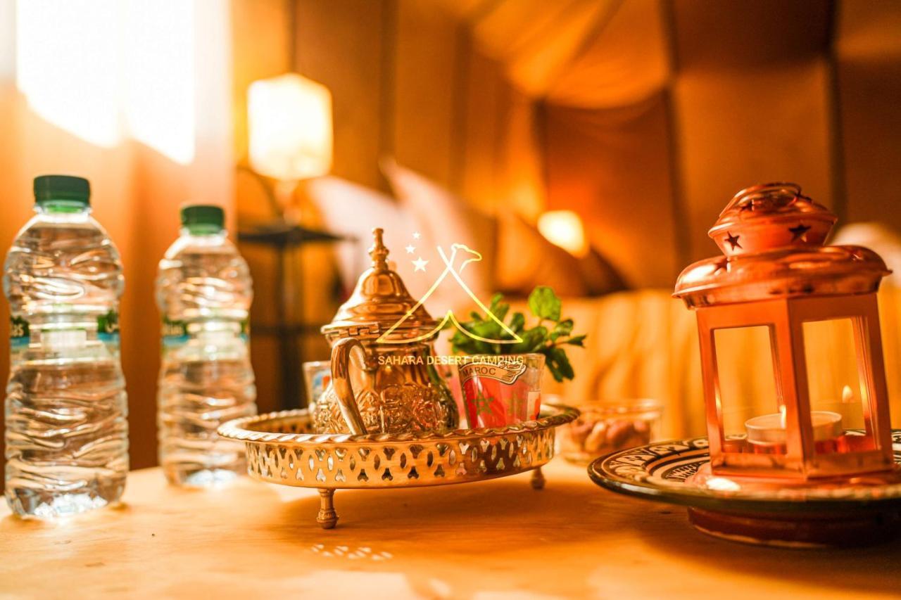 Sahara Desert Camping - Luxury Desert Camp Merzouga แอรฟูด ภายนอก รูปภาพ