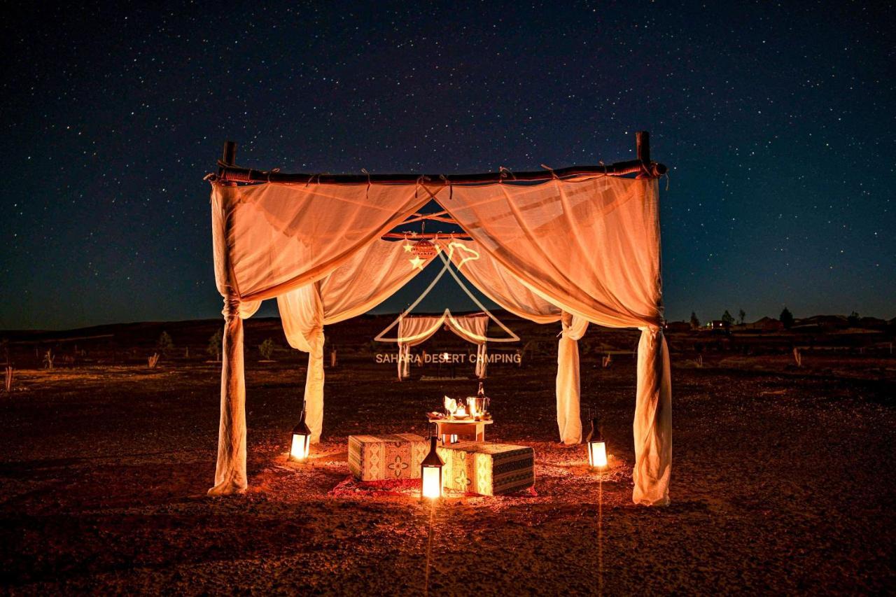 Sahara Desert Camping - Luxury Desert Camp Merzouga แอรฟูด ภายนอก รูปภาพ