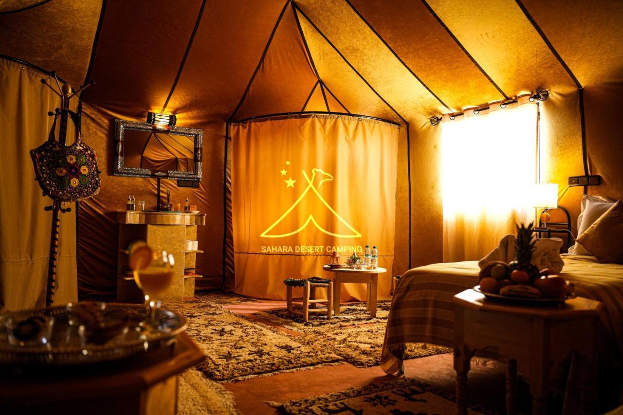 Sahara Desert Camping - Luxury Desert Camp Merzouga แอรฟูด ภายนอก รูปภาพ