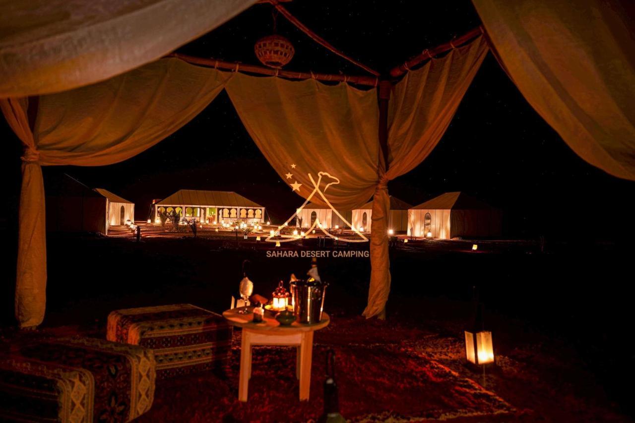 Sahara Desert Camping - Luxury Desert Camp Merzouga แอรฟูด ภายนอก รูปภาพ